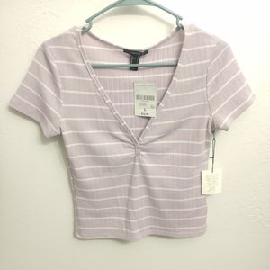 Forever 21 lavender knit top in a large
